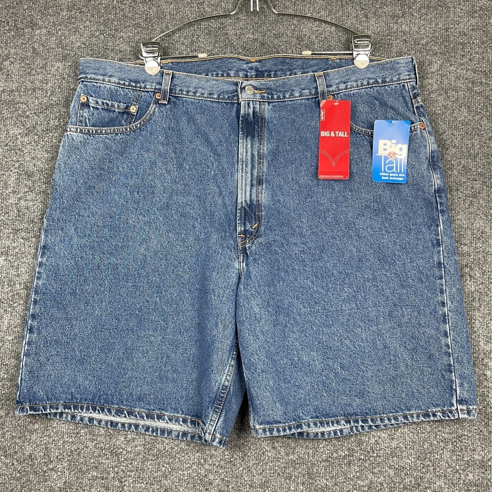 Levis Denim Shorts Men's Size 46 Blue 550 Relaxed Fit Big & Tall Vintage Y2K NWT